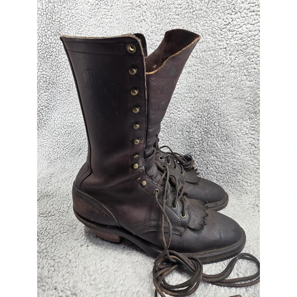White's Hunter Vibram‎ Handmade Spokane Leather Boots Mens Size 10.5?? SEE DESC